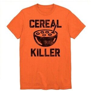 Cereal Killer T-Shirt Funny Foodie Pun Punny Humor Novelty Halloween Shirts N153